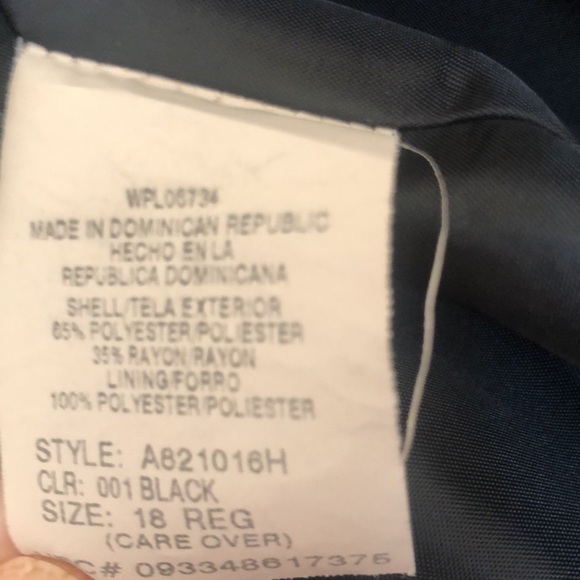 18Reg Black Sport coat EUC Arrow Separates❤️Like for price& shipping drop - Picture 4 of 13